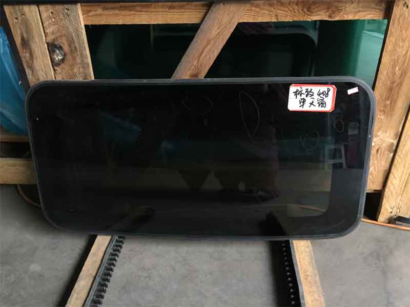 single sunroof glass