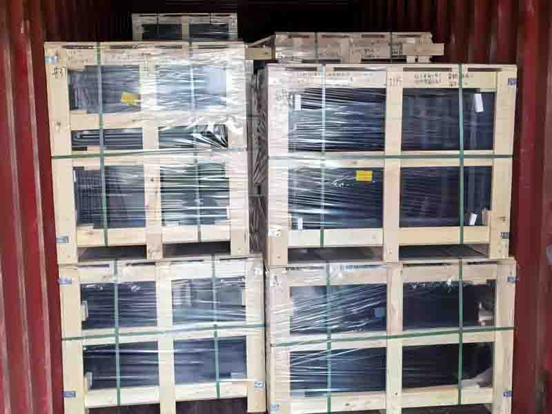 Car sunroof packed for shipment