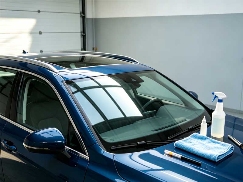 sunroof clean